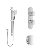 Sonas Alita Knurled Bath Set 1 Chrome
