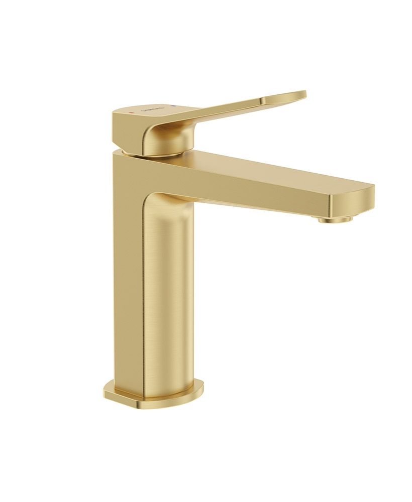 Sonas Luta Basin Mixer Brushed Gold