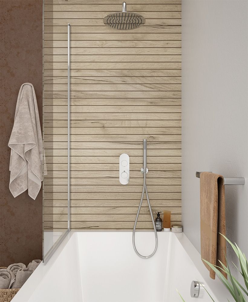 Sonas Alita Knurled Bath Set 3 (Ceiling Mounted)