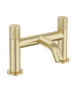 Sonas Alita Knurled Bath Filler Brushed Gold