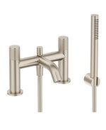 Sonas Alita Knurled Bath Shower Mixer Brushed Nickel
