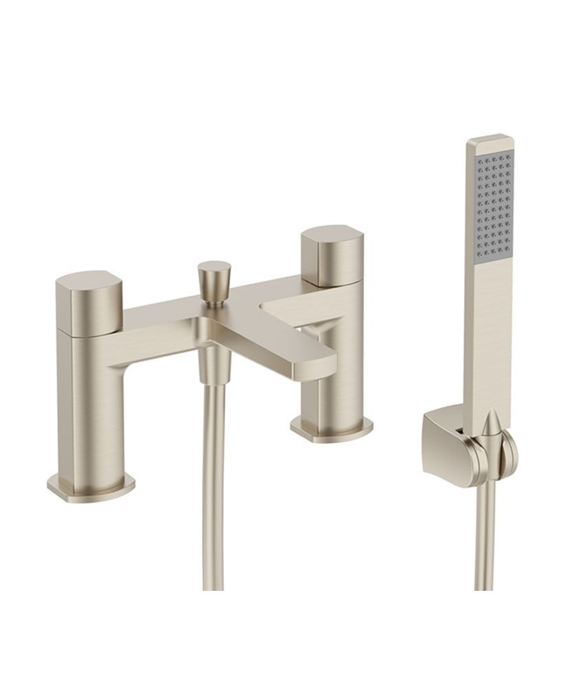Sonas Luta Bath Shower Mixed Brushed Nickel