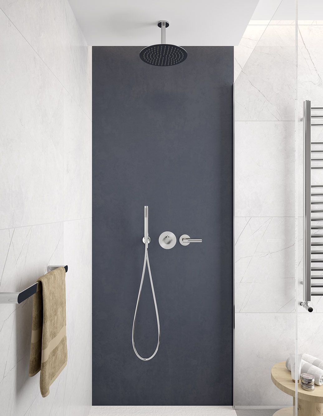 Sonas Hakk Thermostatic Shower Set 2 (Ceiling Mounted)