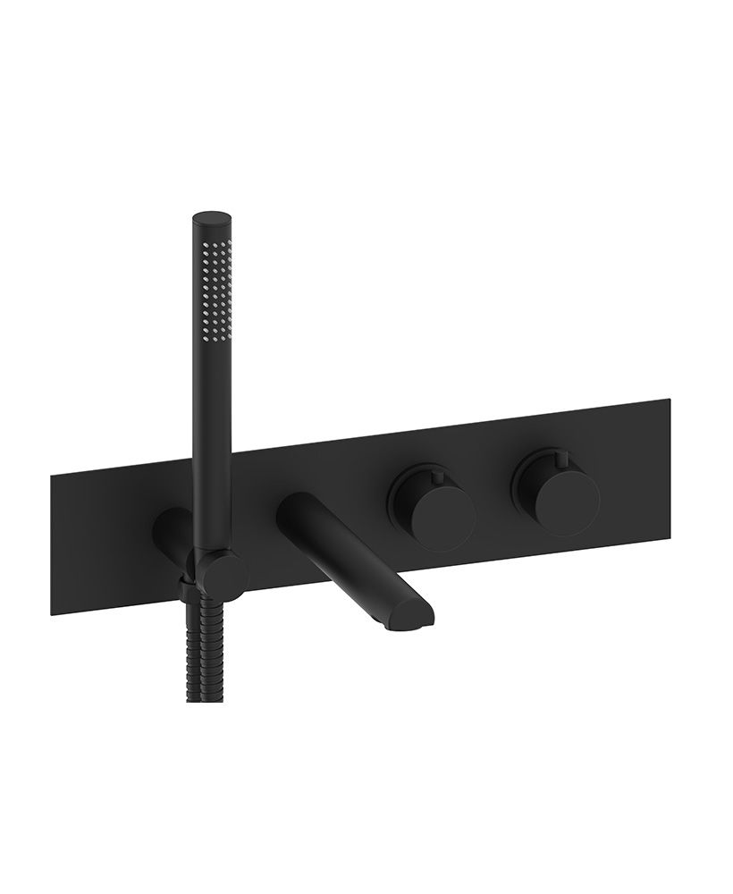 Sonas Hakk Concealed Thermostatic Bath Shower Mixer Matt Black