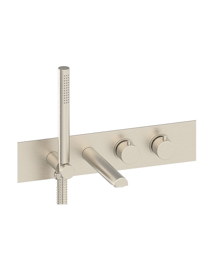 Sonas Hakk Concealed Thermostatic Bath Shower Mixer Brushed Nickel