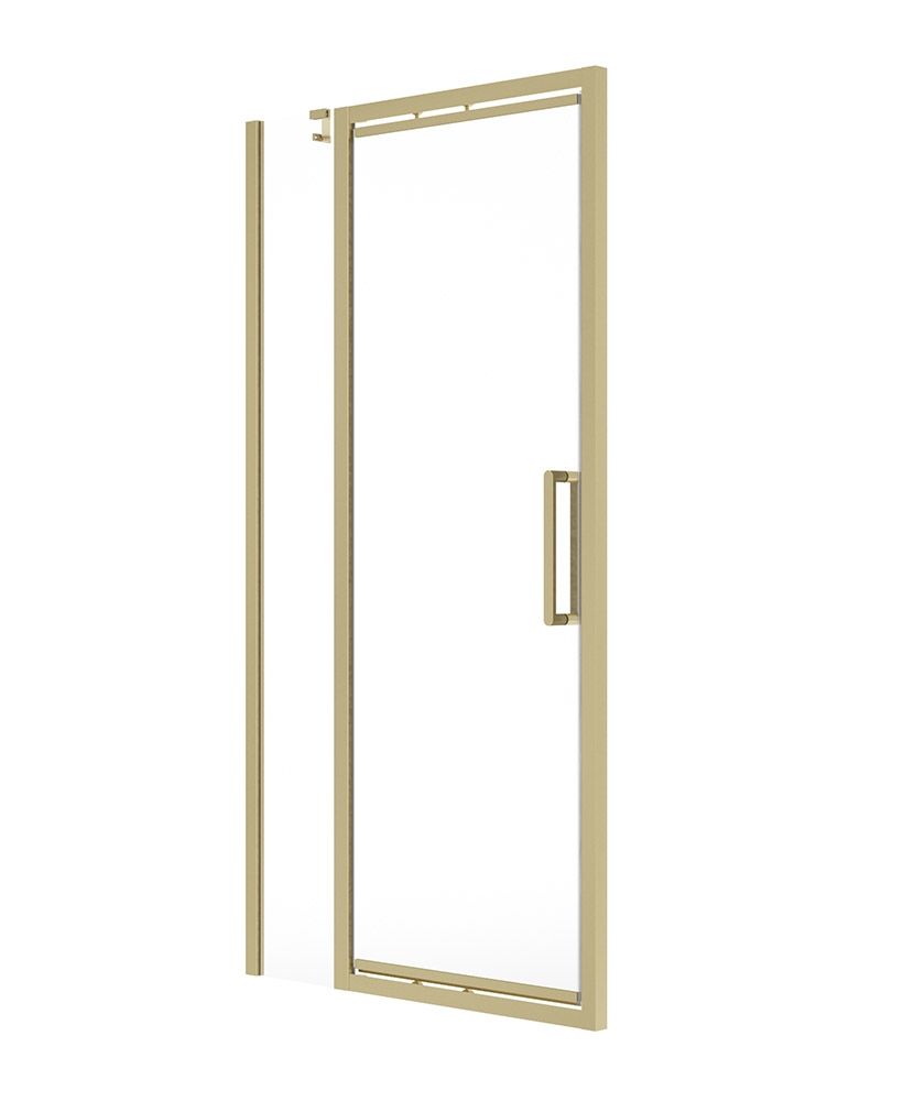 Sonas ASPECT 8mm Infold Inline Shower Door Brushed Gold