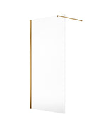 Sonas ASPECT 8mm Wetroom Panel Brushed Gold