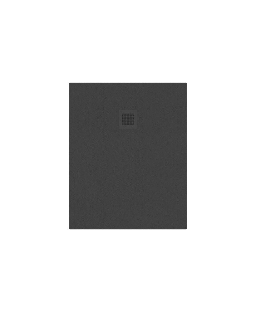 Sonas SLATE 800mm Wide Rectangular Shower Tray & Waste Anthracite