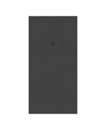 Sonas SLATE 800mm Wide Large Rectangular Shower Tray & Waste Anthracite