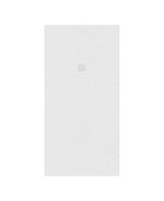 Sonas SLATE 800mm Wide Large Rectangular Shower Tray & Waste White