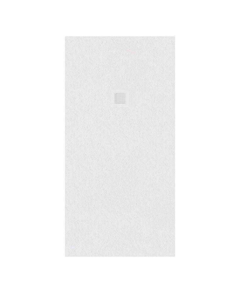 Sonas SLATE 800mm Wide Large Rectangular Shower Tray & Waste White