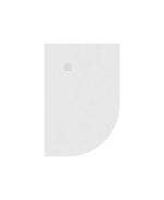 Sonas SLATE Offset Quadrant 1200x800mm Shower Tray & Waste White Left Hand