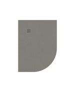 Sonas SLATE Offset Quadrant 1200x900mm Shower Tray & Waste Taupe Left Hand