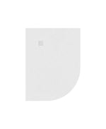 Sonas SLATE Offset Quadrant 1200x900mm Shower Tray & Waste White Left Hand