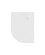 Sonas SLATE Offset Quadrant 1200x900mm Shower Tray & Waste White Right Hand