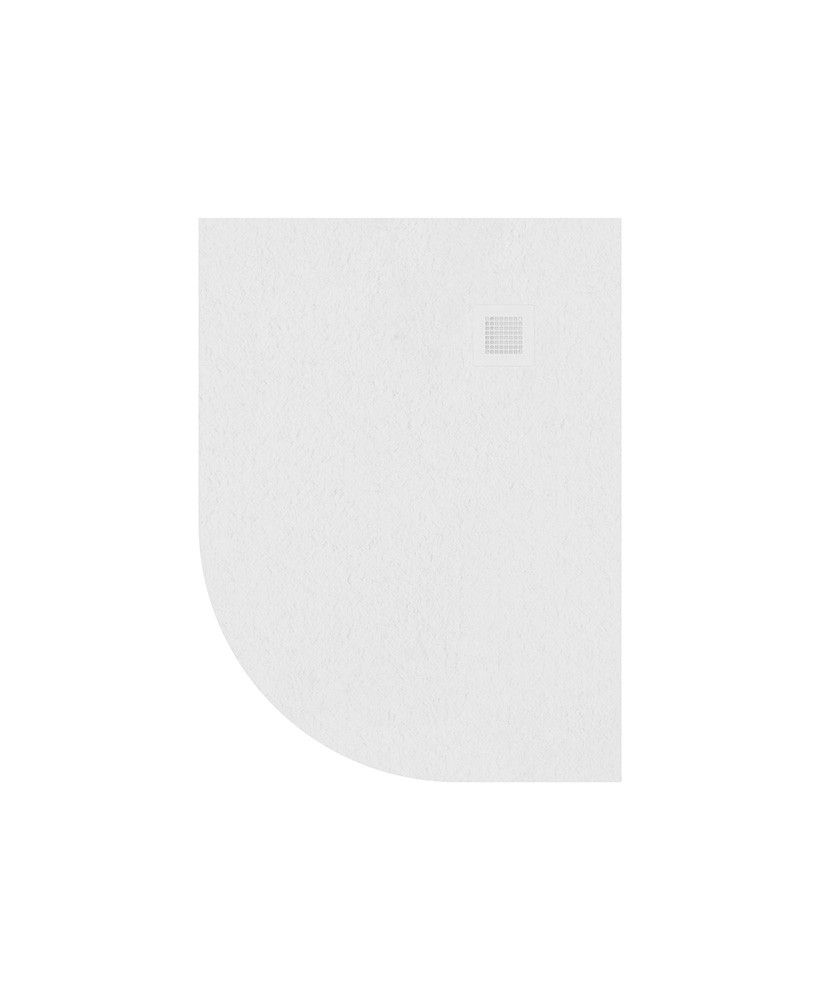 Sonas SLATE Offset Quadrant 1200x900mm Shower Tray & Waste White Right Hand