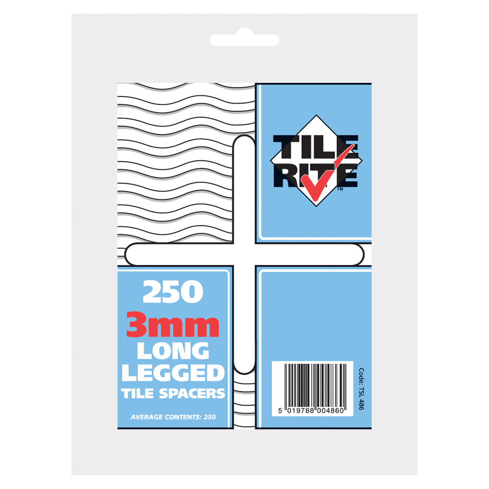 Tile Rite - 3mm Long leg Tile Spacer 250