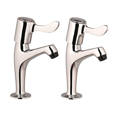 Primaflow - Pro Lever Sink Pillar Taps (Pair)