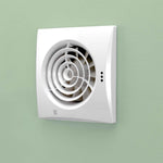 HiB Hush Discreet Bathroom Extractor Fan White