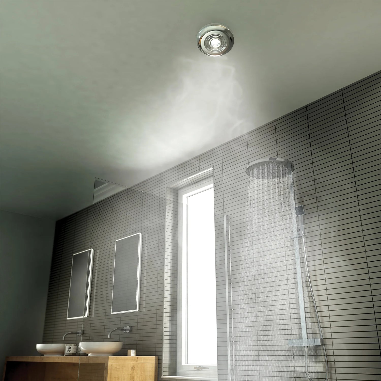 HiB Cyclone Wet Room High-Powered Inline Fan