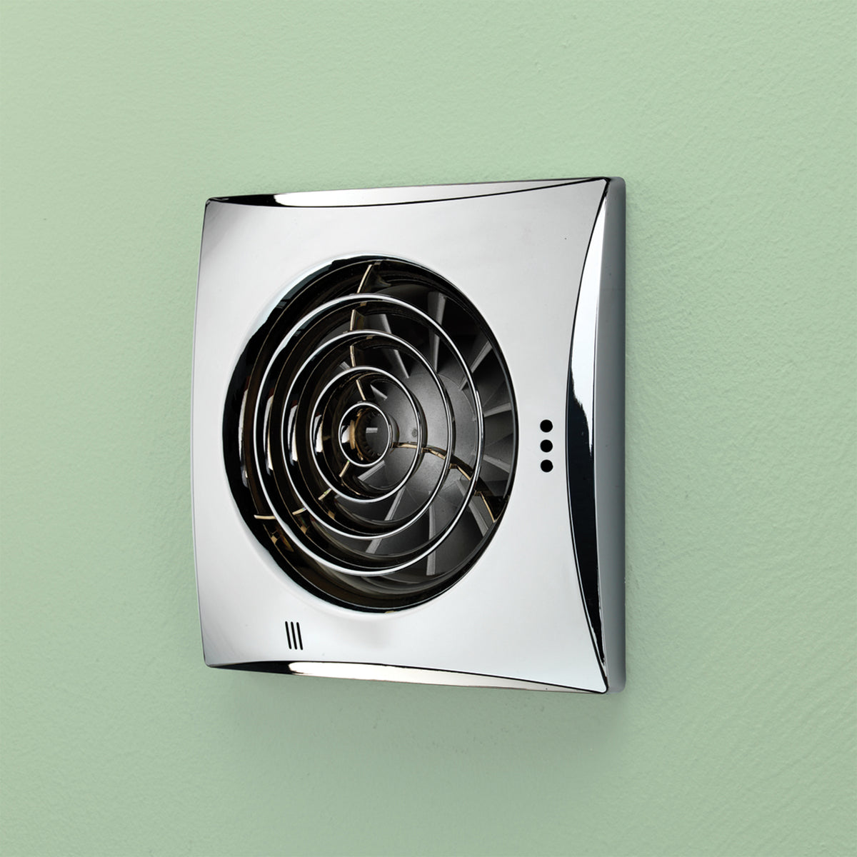 HiB Hush Discreet Bathroom Extractor Fan Chrome