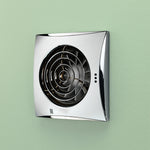 HiB Hush Discreet Bathroom Extractor Fan Chrome
