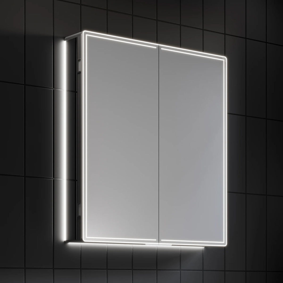 HiB Isoe LED Illuminated Bathroom Cabinet