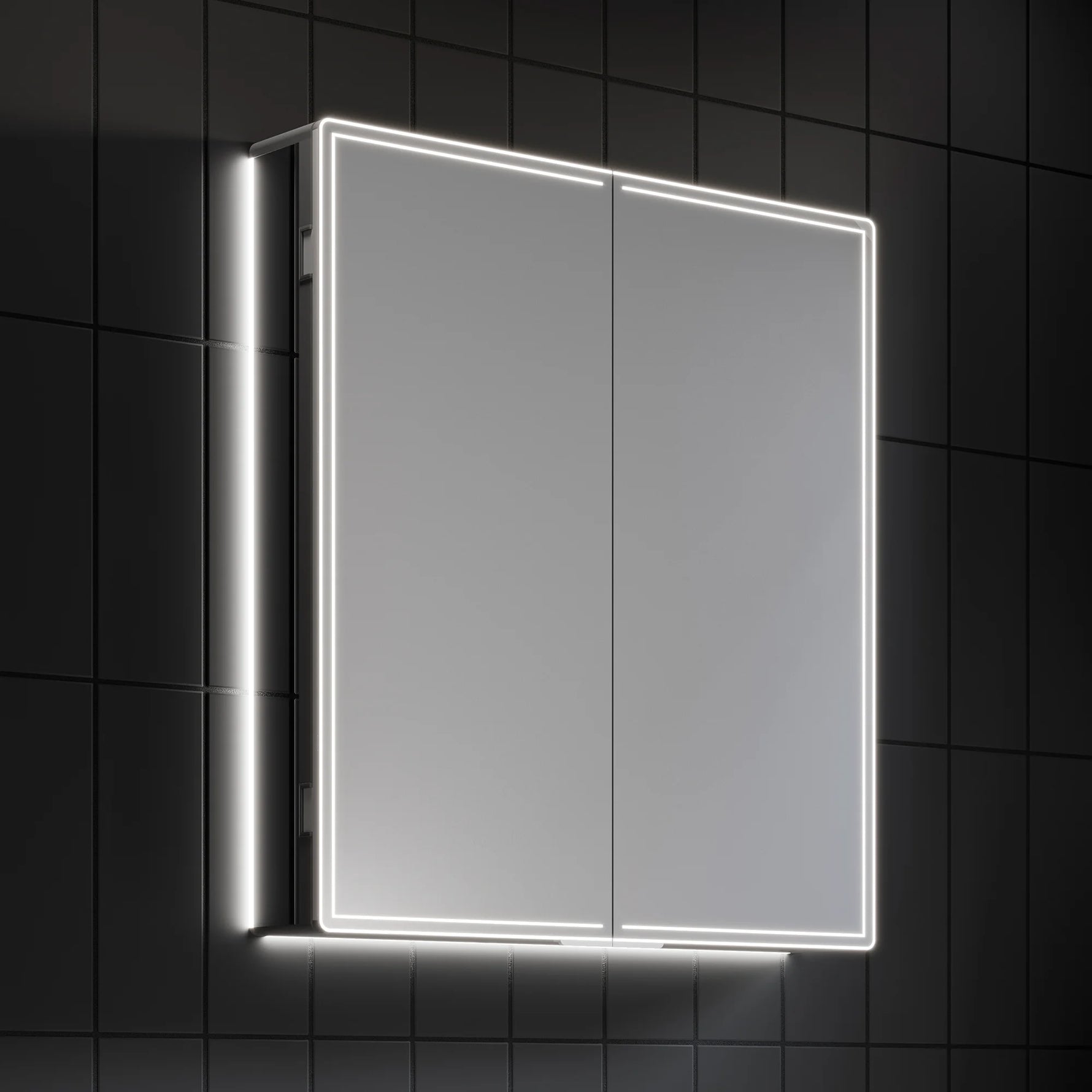 HiB Isoe LED Illuminated Bathroom Cabinet