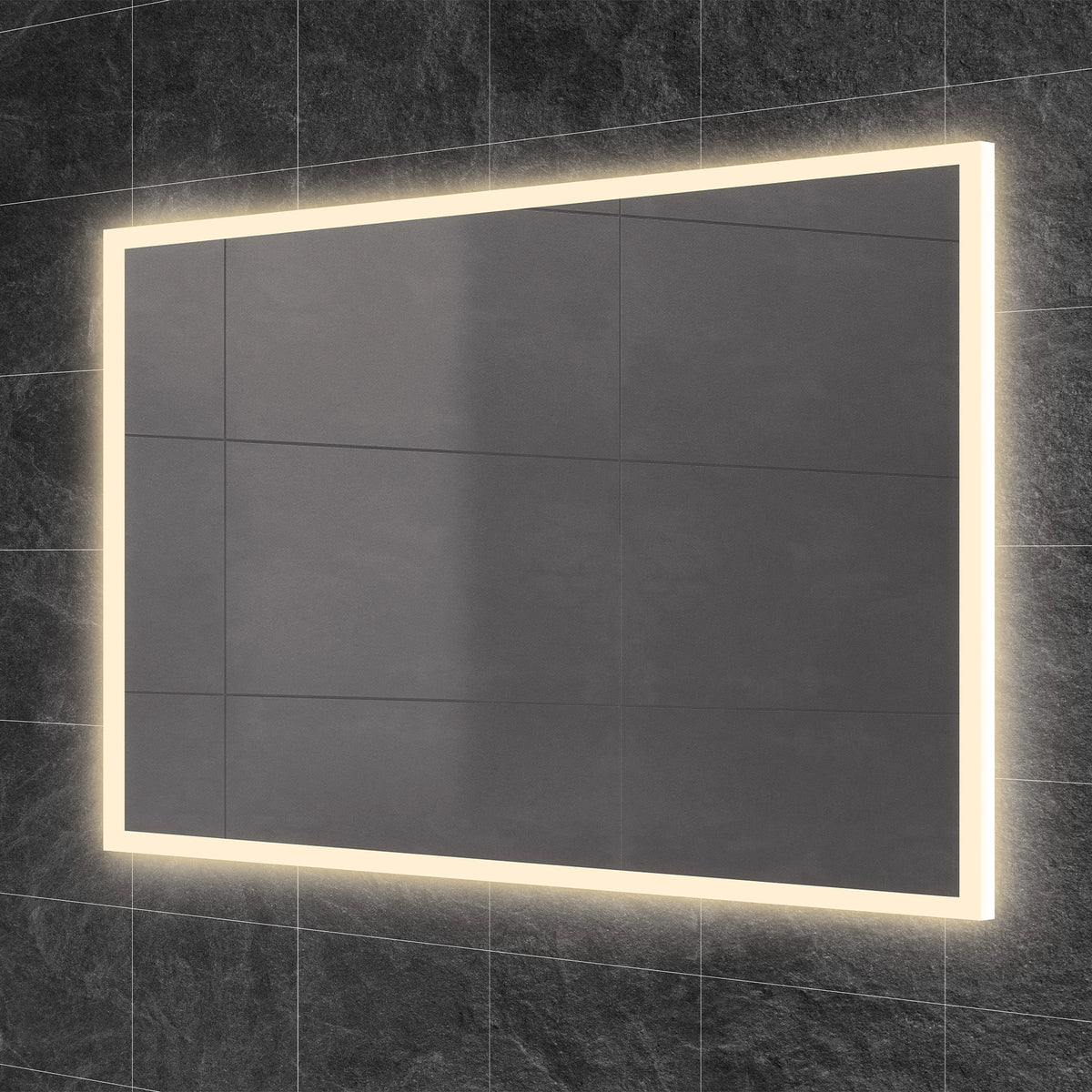 HiB Globe LED Illuminated Bathroom Mirror