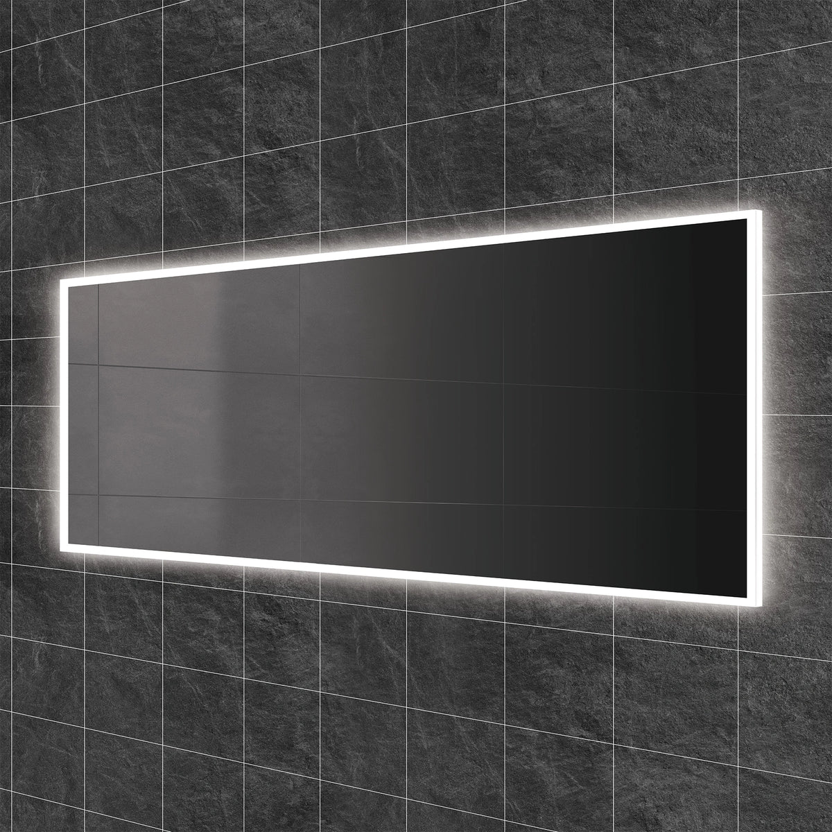HiB Globe LED Illuminated Bathroom Mirror 600mm x 1400mm