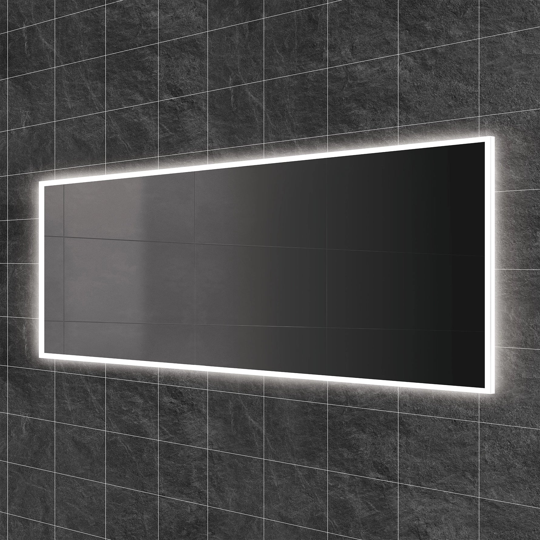 HiB Globe LED Illuminated Bathroom Mirror 600mm x 1400mm