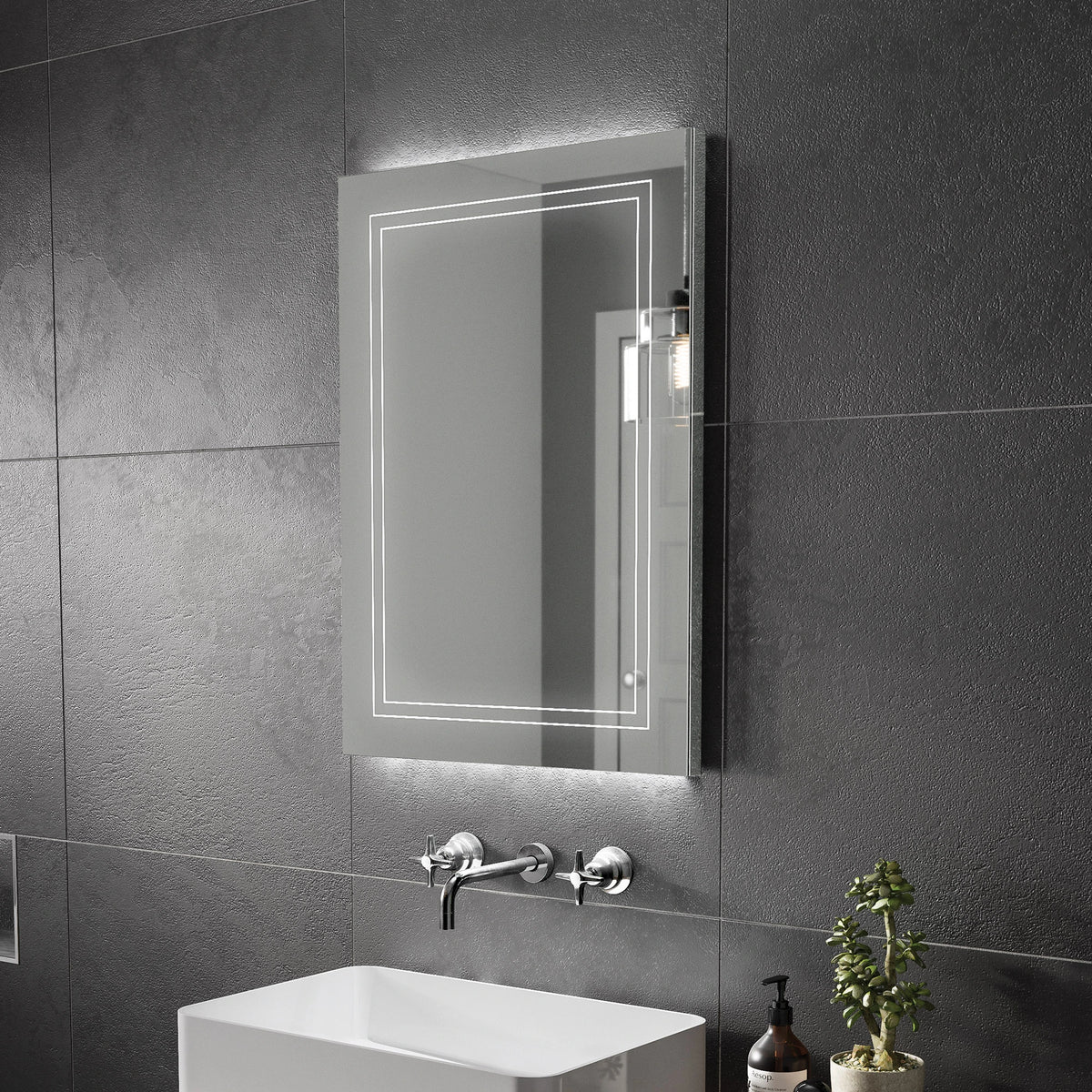 HIB Outline Illuminated Mirror