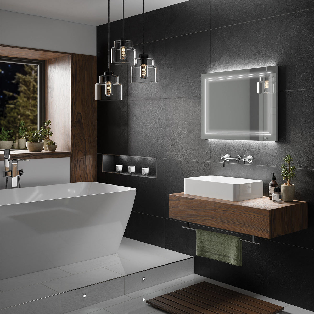HIB Outline Illuminated Mirror