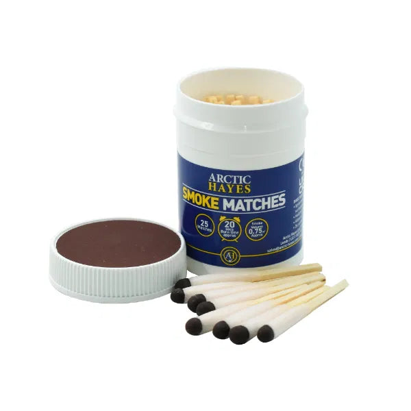 Artic Heyes Tub of 25 Smoke Matches