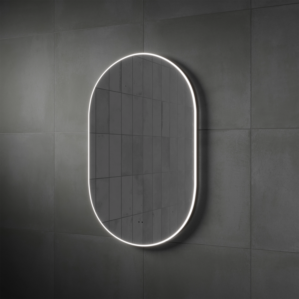 HIB Air Pill Illuminated Mirror