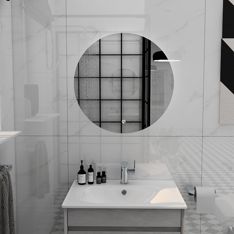 IMEX Alma 580mm Round LED Mirror with Integrated Demister