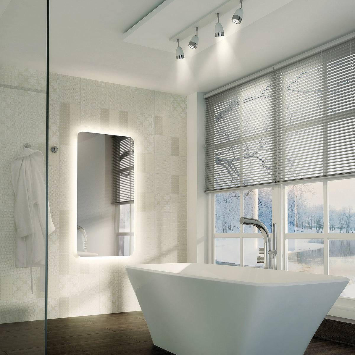 HIB Ambience Illuminated Mirror 1200mm x 600mm