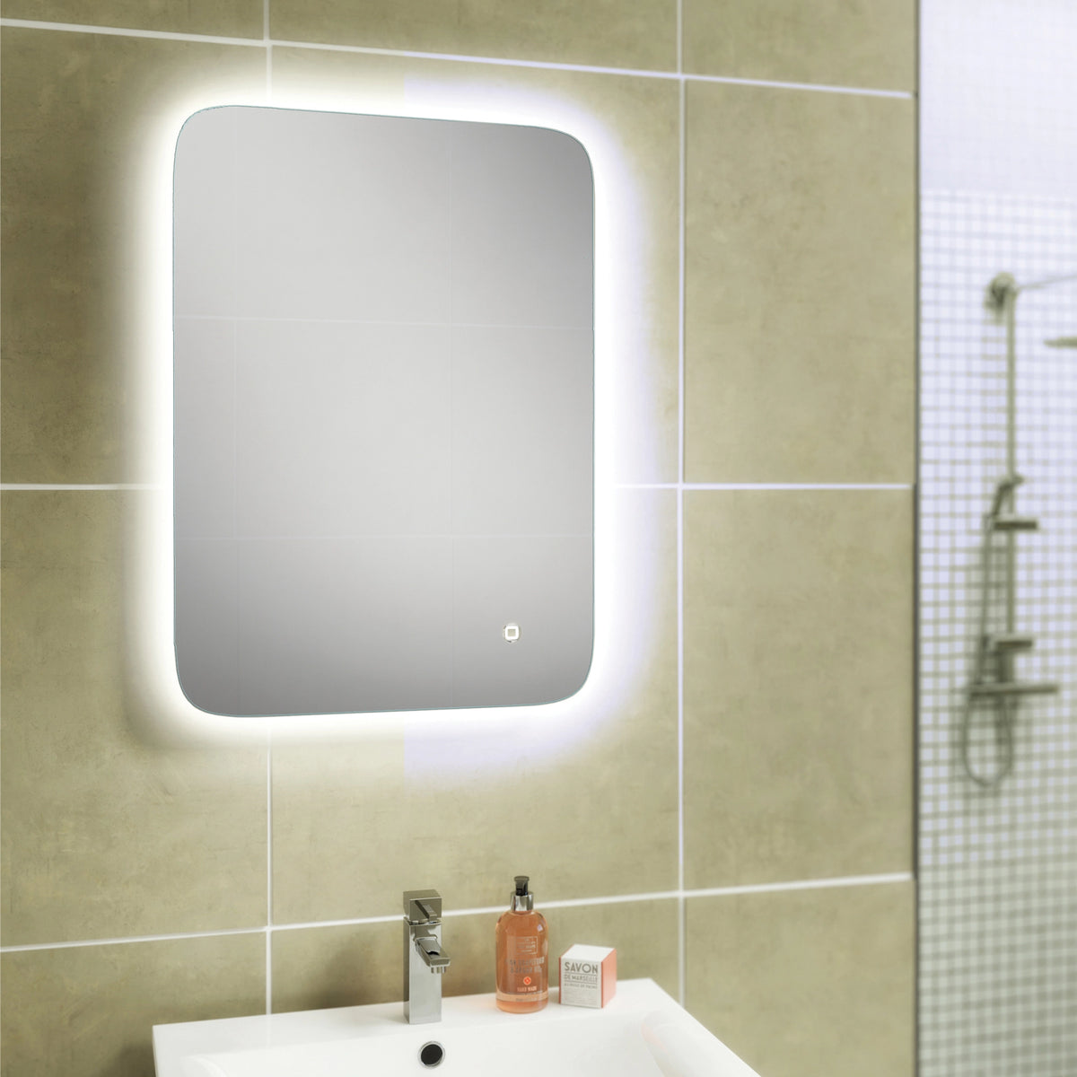 HIB Ambience Illuminated Mirror 500mm x 700mm
