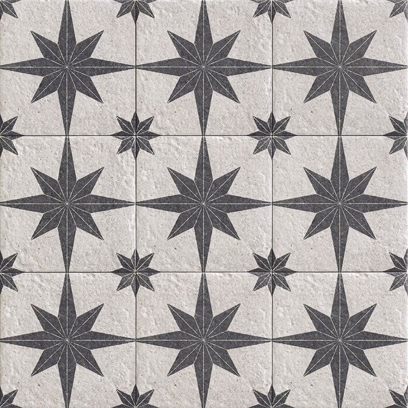 Compass Bali Porcelain Wall & Floor Tile 20×20 Compass White
