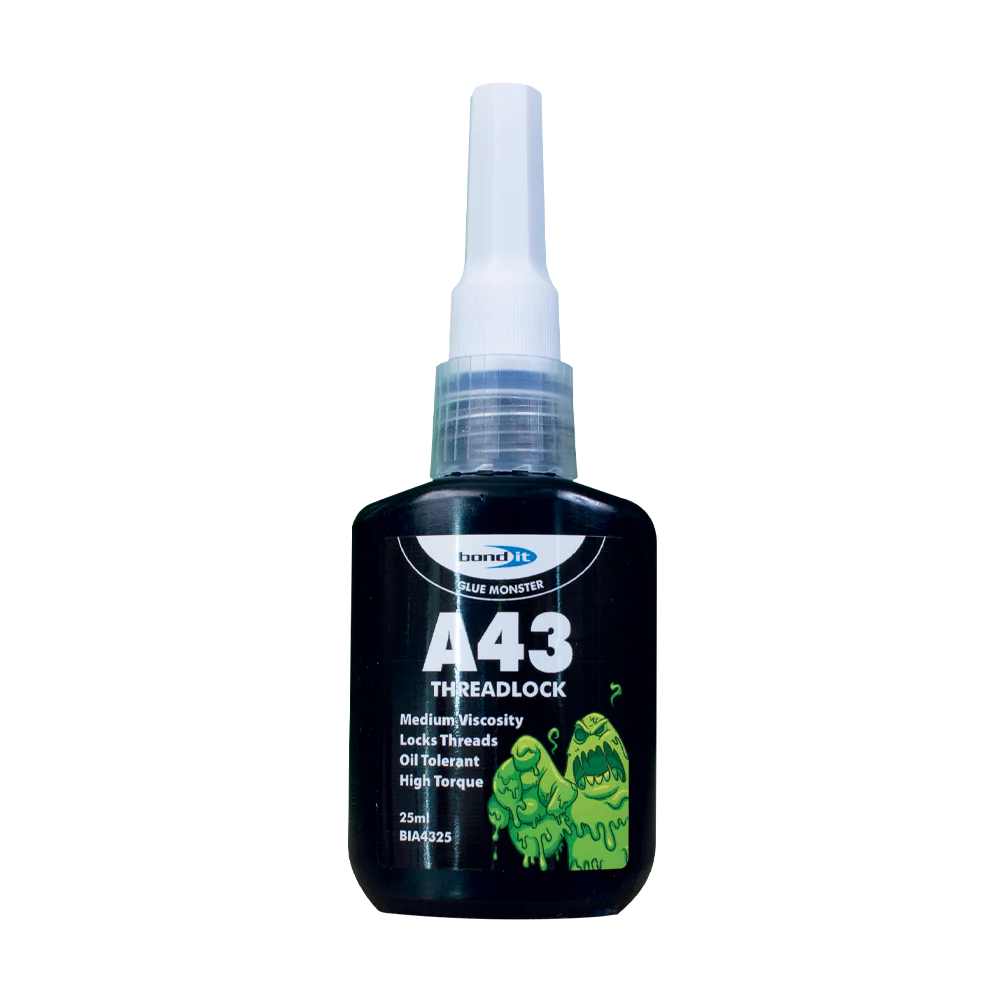 Bond It A43 Threadlock Medium Strength Adhesive Blue 25ml