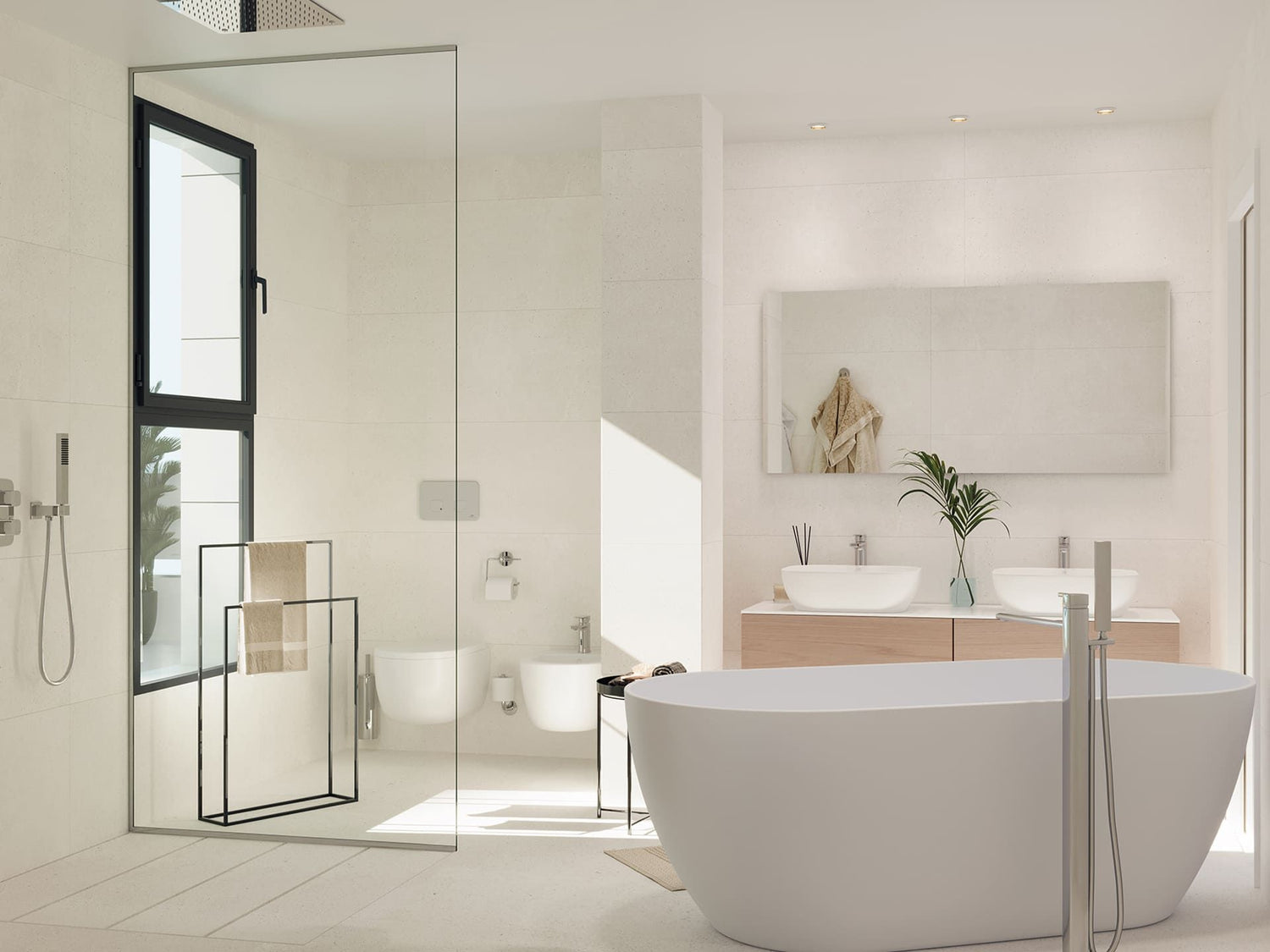 Porcelanosa Bottega White - Wall & Floor Tile