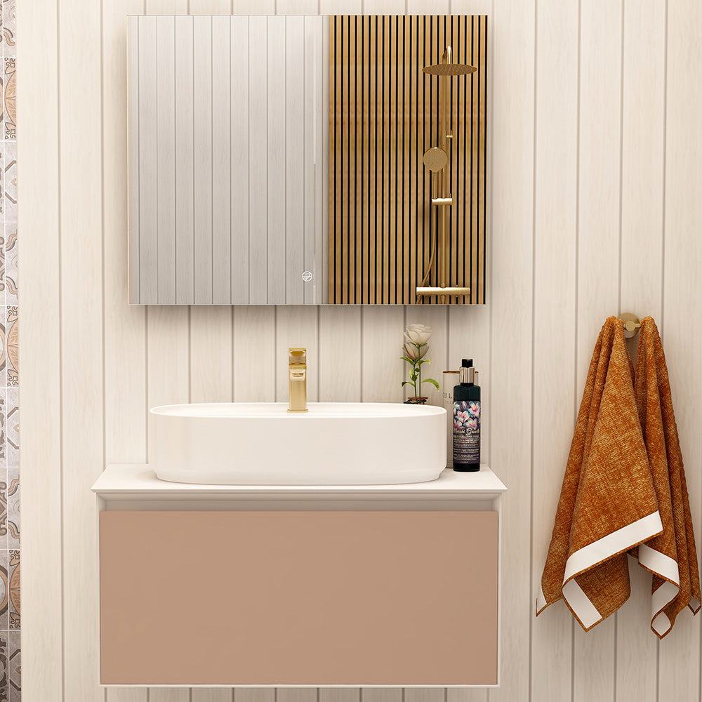 IIMEX Essence 750mm LED Illuminated Mirror with Integrated Demister