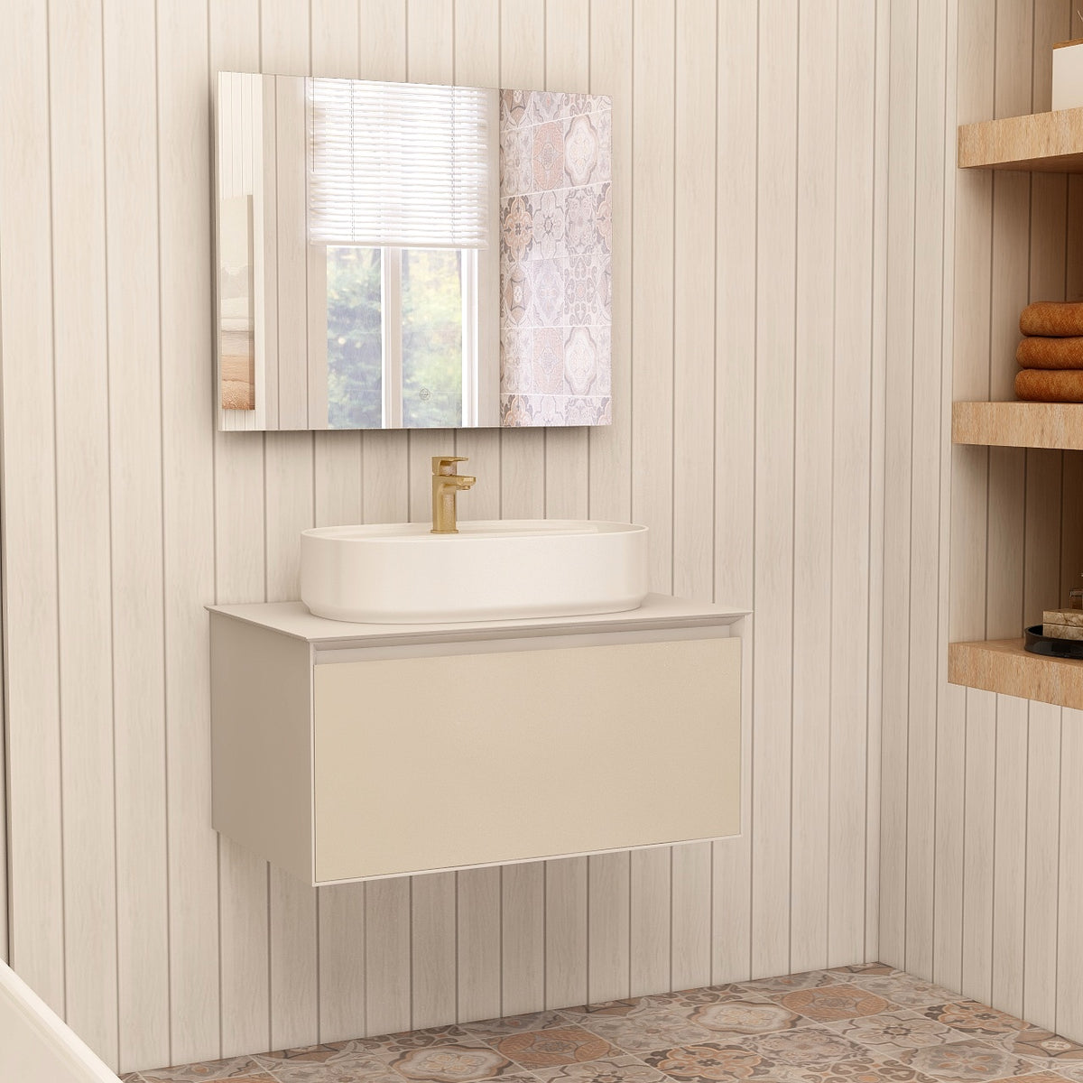 IIMEX Essence 750mm LED Illuminated Mirror with Integrated Demister