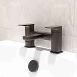 IMEX Flite Bath Filler Tap Matt Black