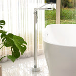 IMEX Flite Floor Standing Bath Shower Mixer with Handset Chrome