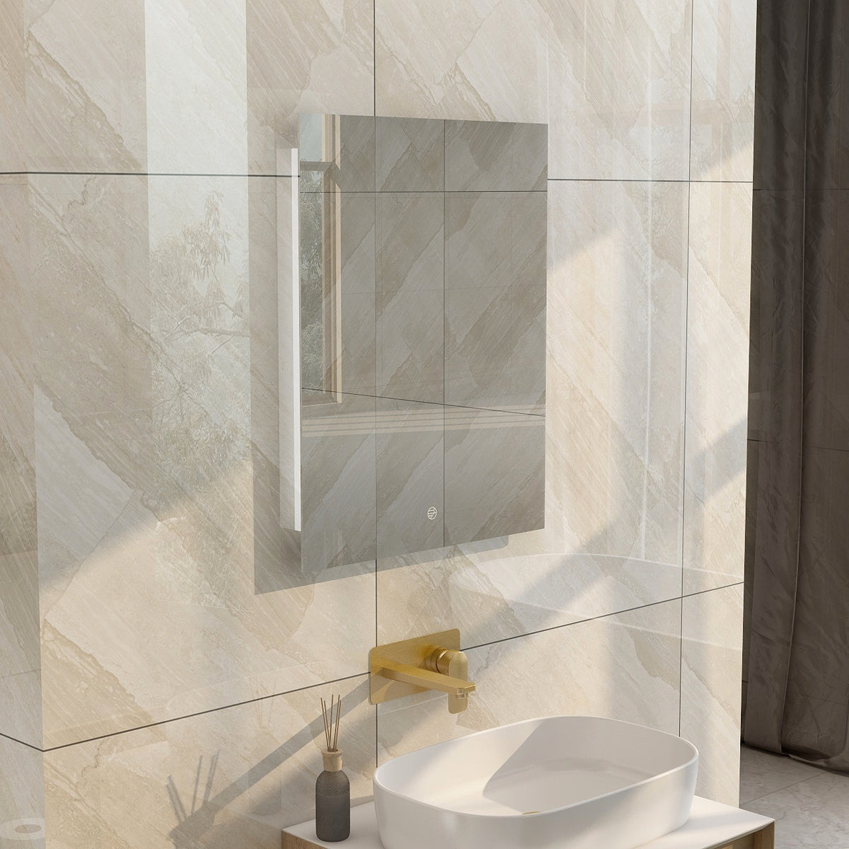 IMEX Grace 550mm LED Illuminated Mirror with Integrated Demister