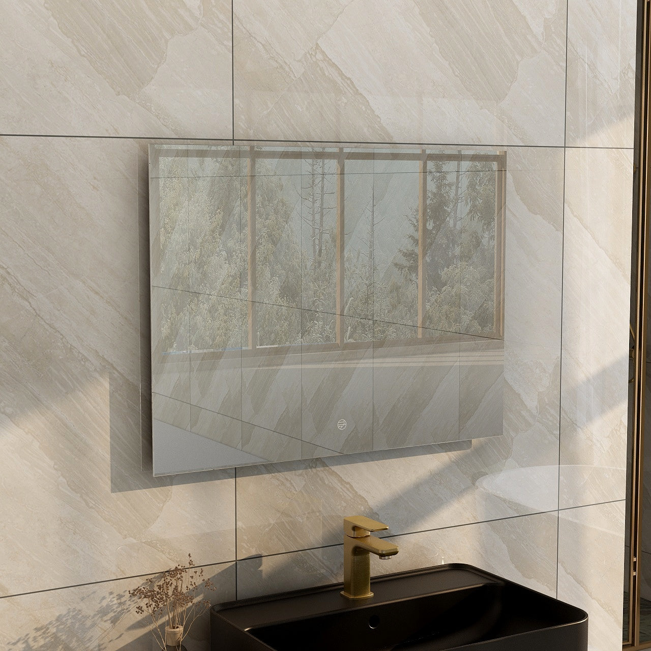 IMEX Grace 850mm LED Illuminated Mirror with Integrated Demister