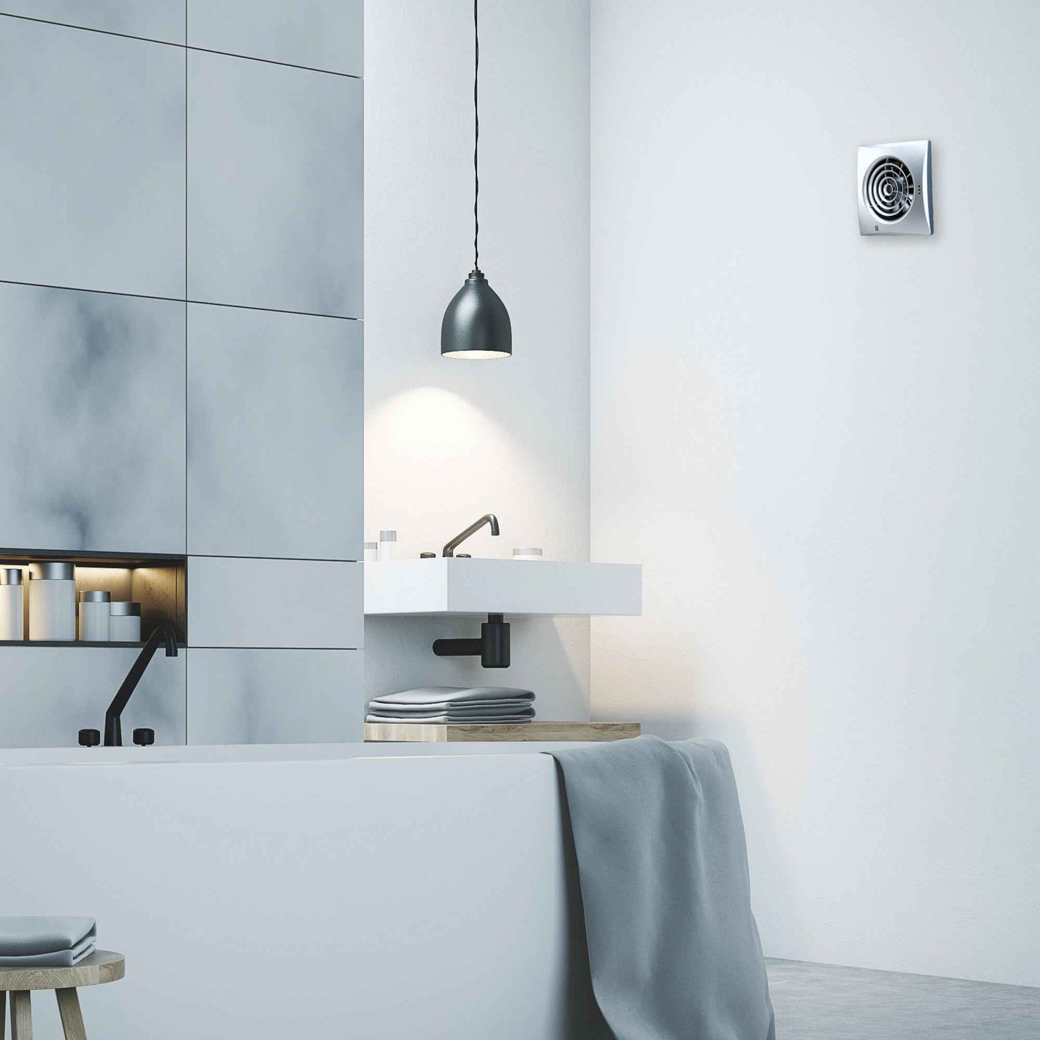 HiB Hush Discreet Bathroom Extractor Fan