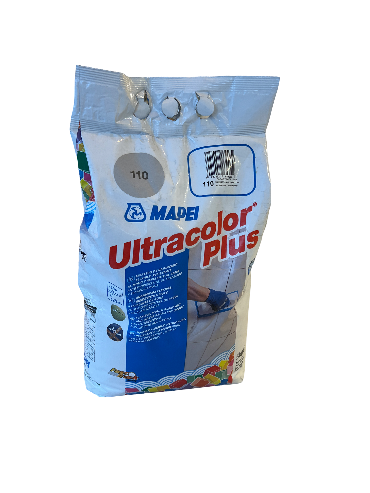 Mapei Ultracolor Plus Wall & Floor Grout 5kg - Manhattan - (110)