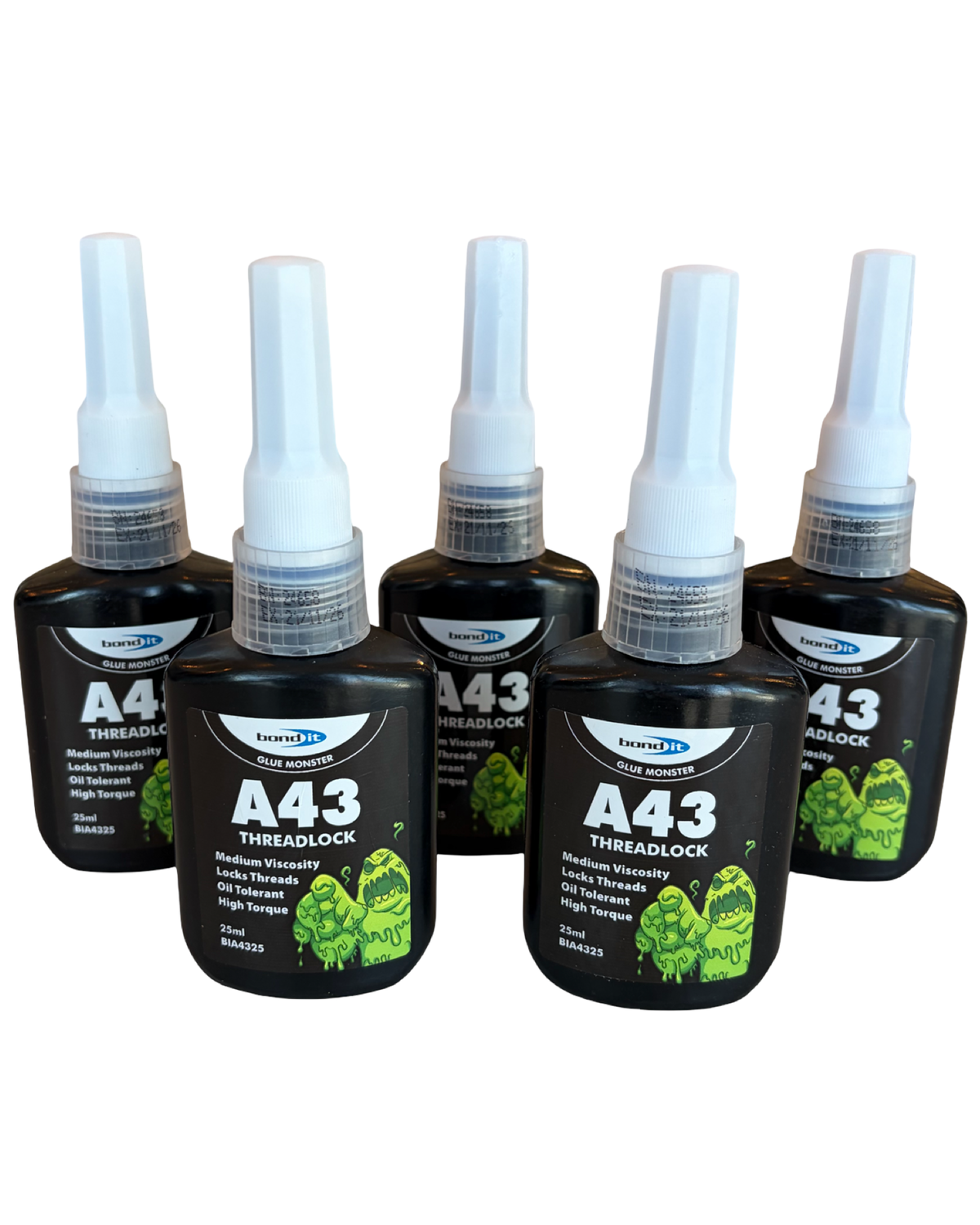 Norbreck works - Bond It A43 Threadlock 25ml – Pack of 5